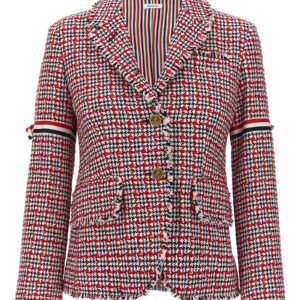 Tweed jacket THOM BROWNE Multicolor