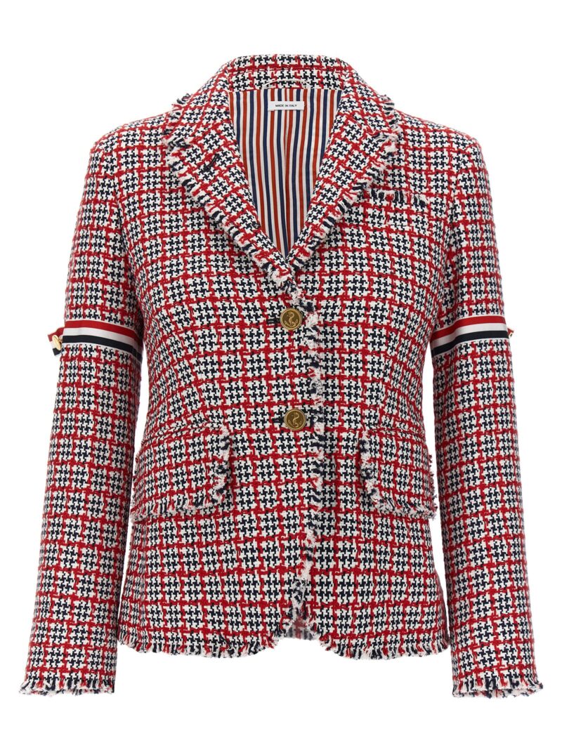 Tweed jacket THOM BROWNE Multicolor