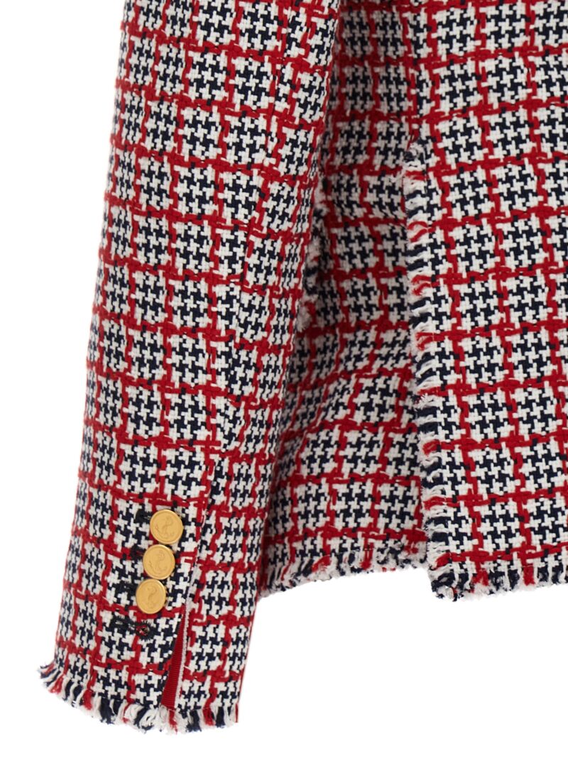 Tweed jacket 100% virgin wool THOM BROWNE Multicolor