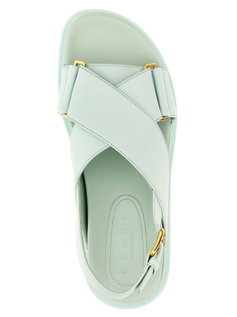 'Fussbet' sandals 100% calfskin leather (Bos Taurus) MARNI Light Blue