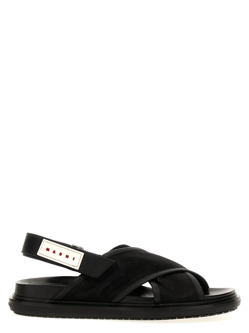 'Fussbet' sandals MARNI Black