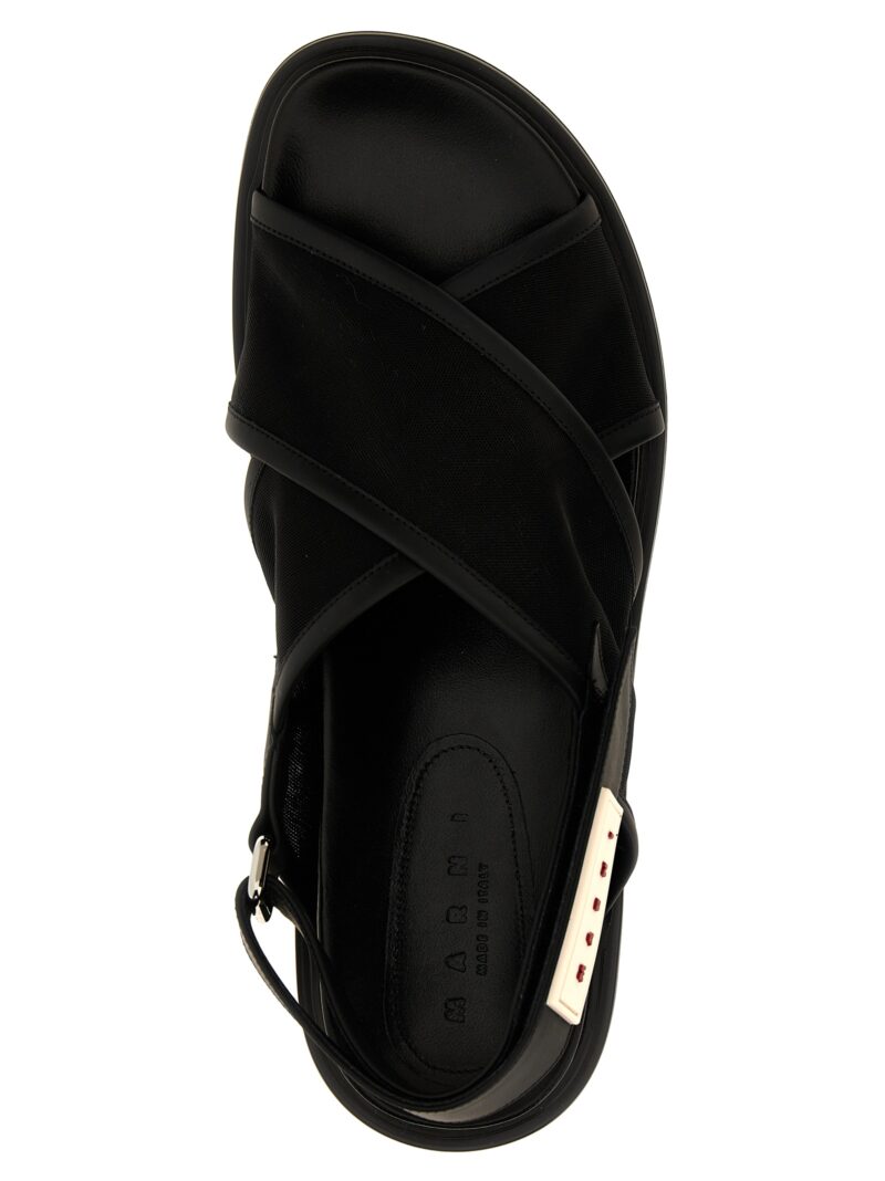 'Fussbet' sandals  MARNI Black