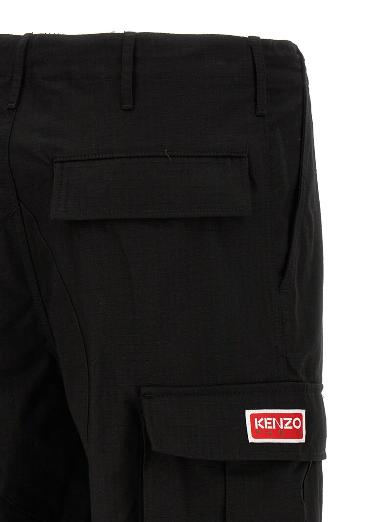 Cargo pants 100% cotton KENZO Black