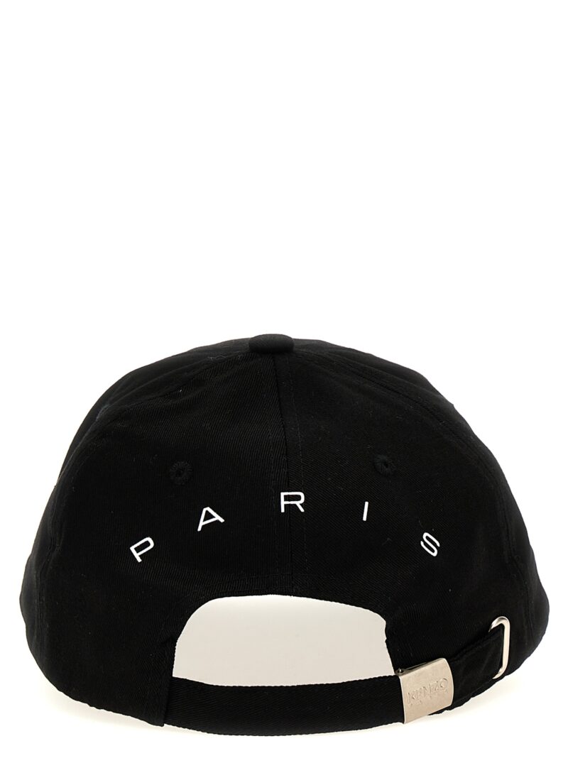 Logo printed cap Man KENZO White/Black