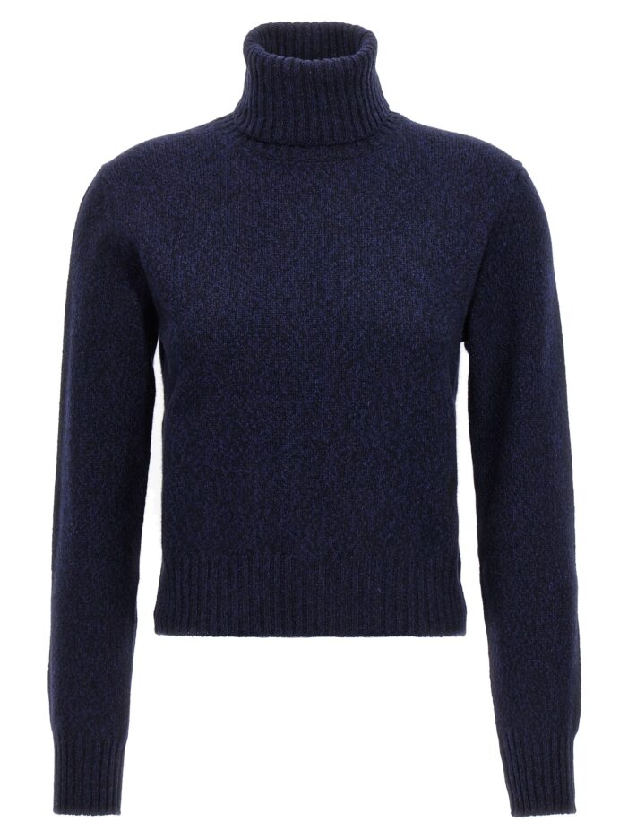 logo cachemire sweater AMI PARIS Blue