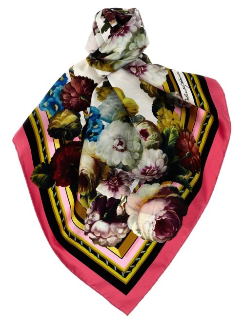 Floral print scarf DOLCE & GABBANA Multicolor