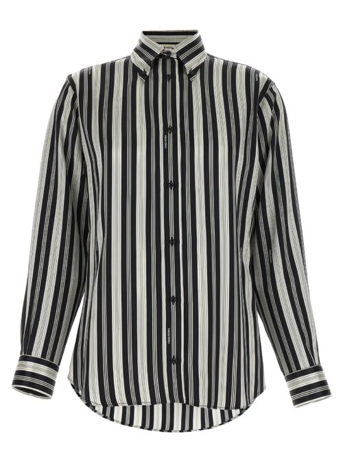Striped shirt FENDI White/Black