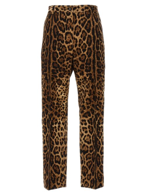 Animalier pants DOLCE & GABBANA Multicolor