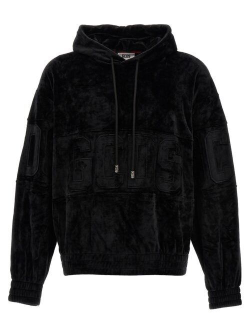 Logo hoodie GCDS Black