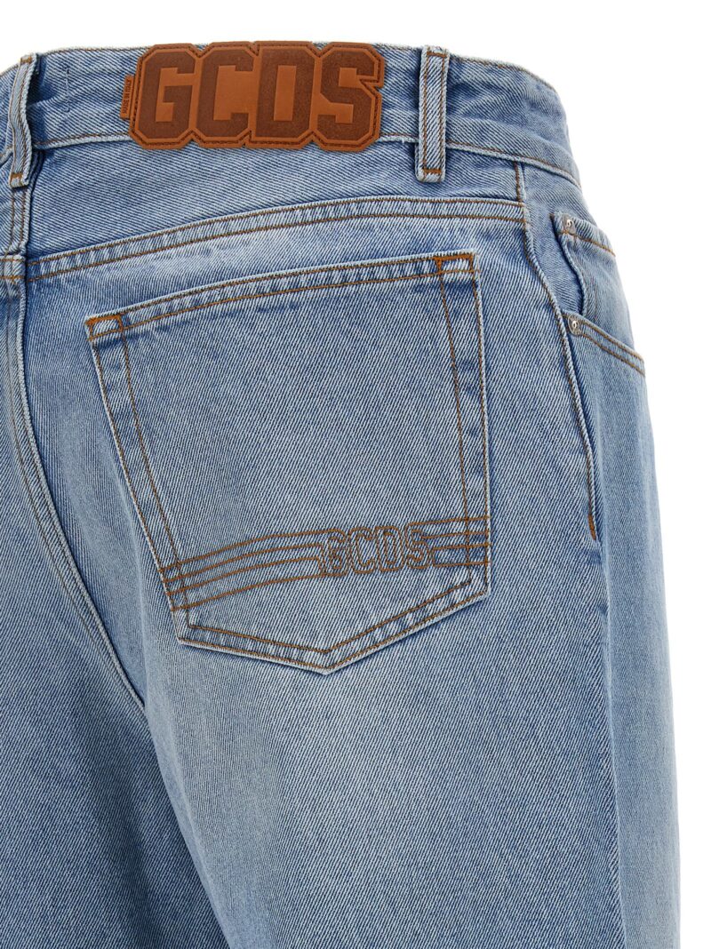 Logo jeans Fall Winter 2023/2024 GCDS Light Blue