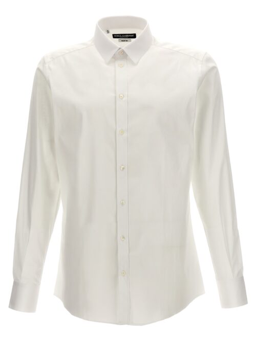 Logo embroidery shirt DOLCE & GABBANA White