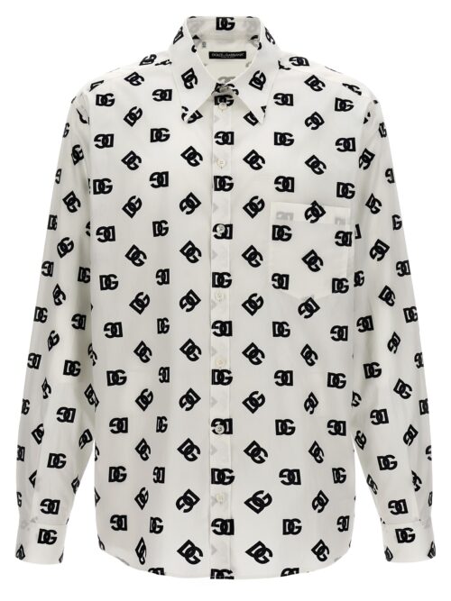 All over logo shirt DOLCE & GABBANA White/Black