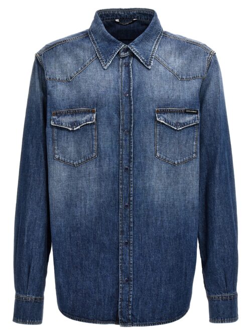 Denim shirt DOLCE & GABBANA Light Blue