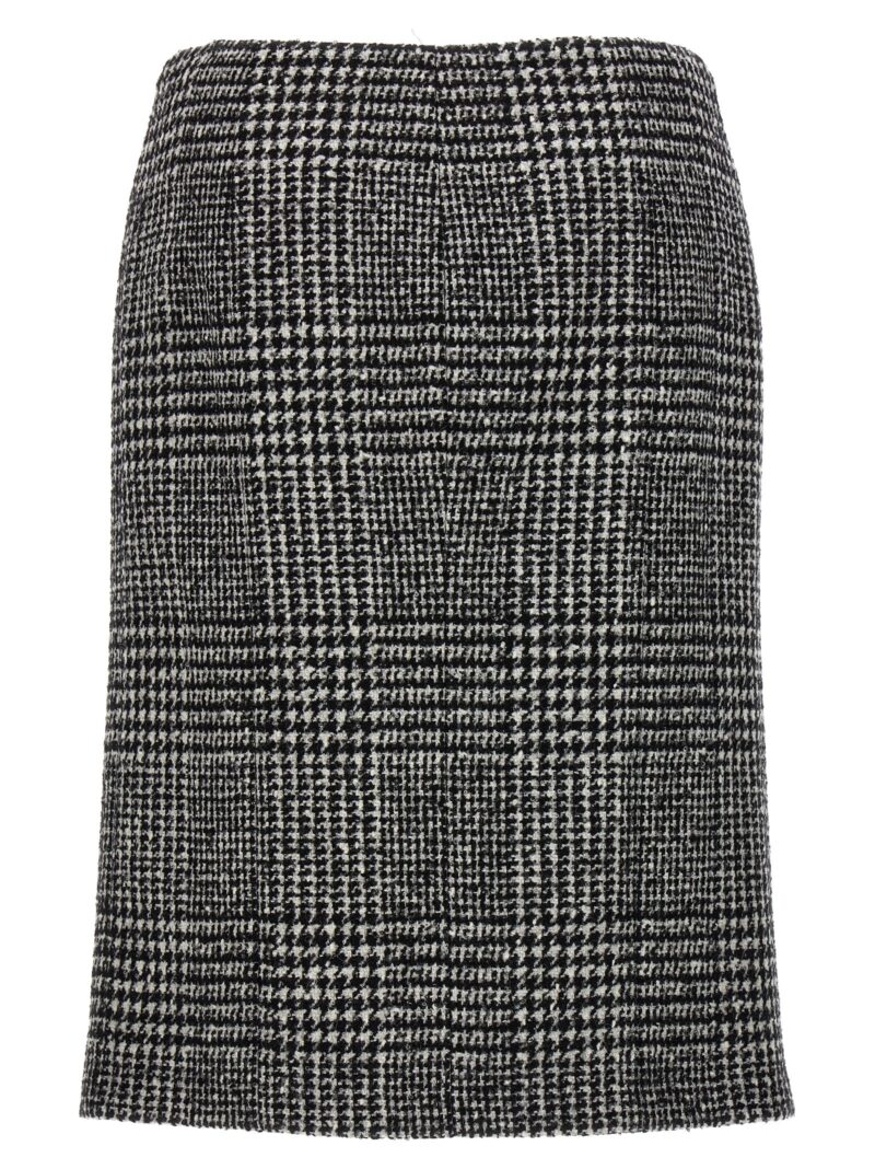 Prince of Wales skirt GC5693FAX1048XAWLB TOM FORD White/Black