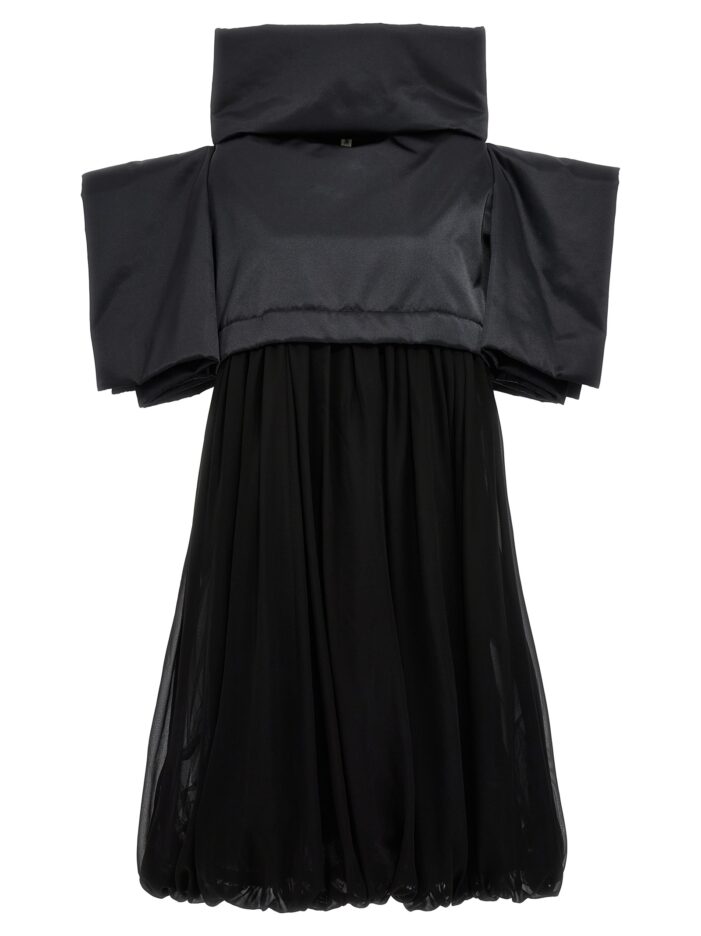 Two-material dress COMME DES GARÇONS Black