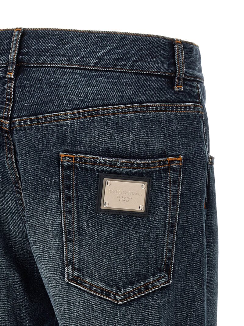 5-pocket jeans 100% cotton DOLCE & GABBANA Blue