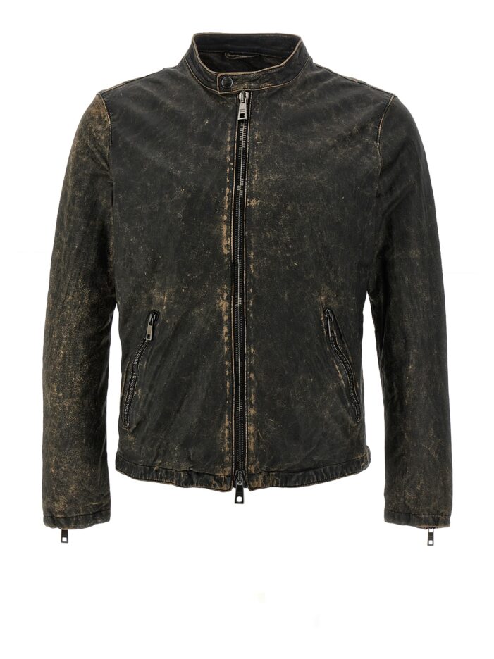 Vintage leather jacket GIORGIO BRATO Brown