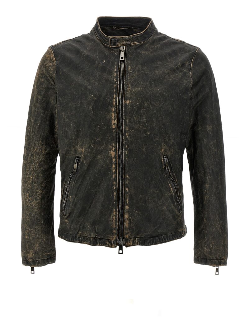 Vintage leather jacket GIORGIO BRATO Brown