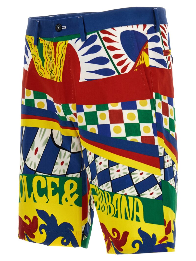 'Carretto' bermuda shorts Man DOLCE & GABBANA Multicolor