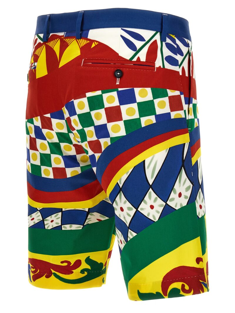 'Carretto' bermuda shorts 97% cotton 3% elastane DOLCE & GABBANA Multicolor