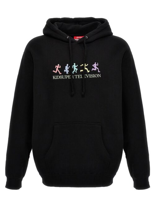 'Kidsuper television' hoodie KIDSUPER Black