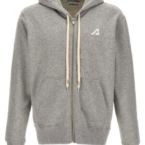Logo embroidery hoodie AUTRY Gray