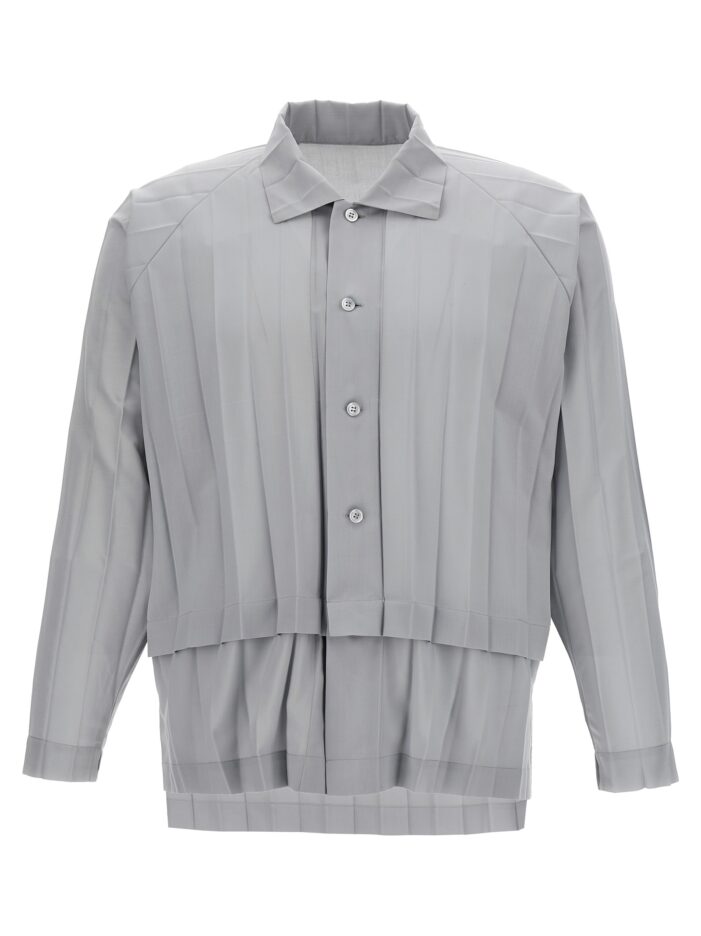 Pleated shirt HOMME PLISSE' ISSEY MIYAKE Gray