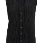 Pleated vest HOMME PLISSE' ISSEY MIYAKE Black