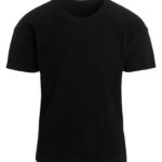 Pleated T-shirt HOMME PLISSE' ISSEY MIYAKE Black