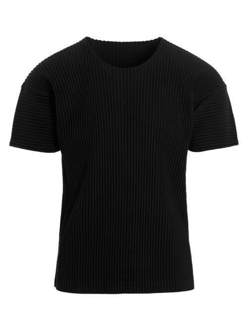 Pleated T-shirt HOMME PLISSE' ISSEY MIYAKE Black