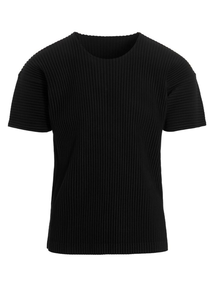 Pleated T-shirt HOMME PLISSE' ISSEY MIYAKE Black