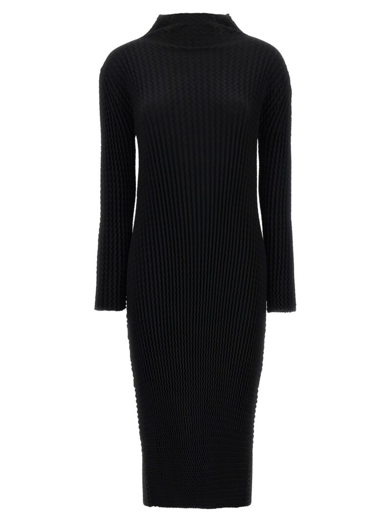 'Spongy' dress ISSEY MIYAKE Black