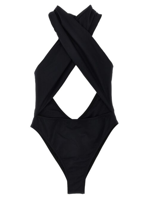 'Italian stallion' one-piece swimsuit REINA OLGA Black