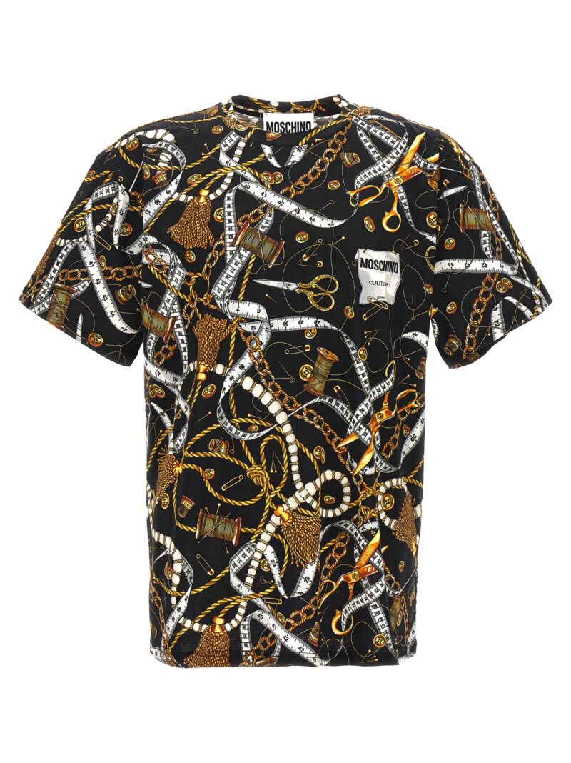 Printed T-shirt MOSCHINO Black