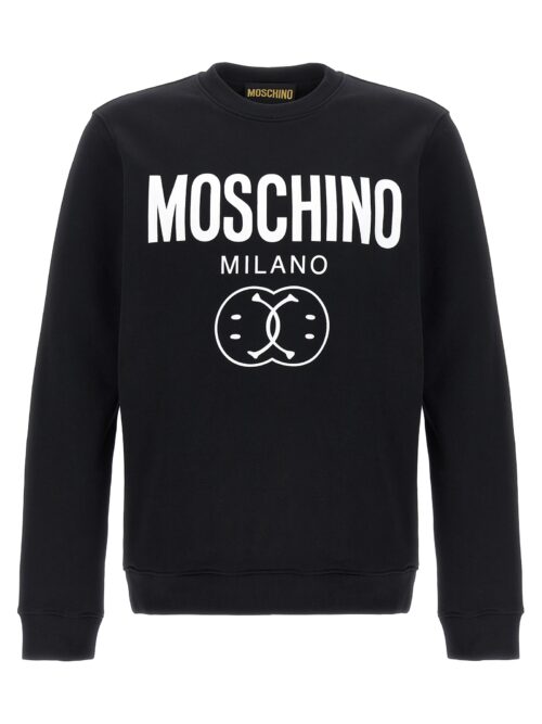 'Double Smile' sweatshirt MOSCHINO White/Black