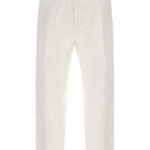 Gabardine trousers JIL SANDER White