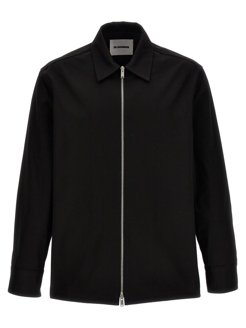 Gabardine shirt JIL SANDER Black