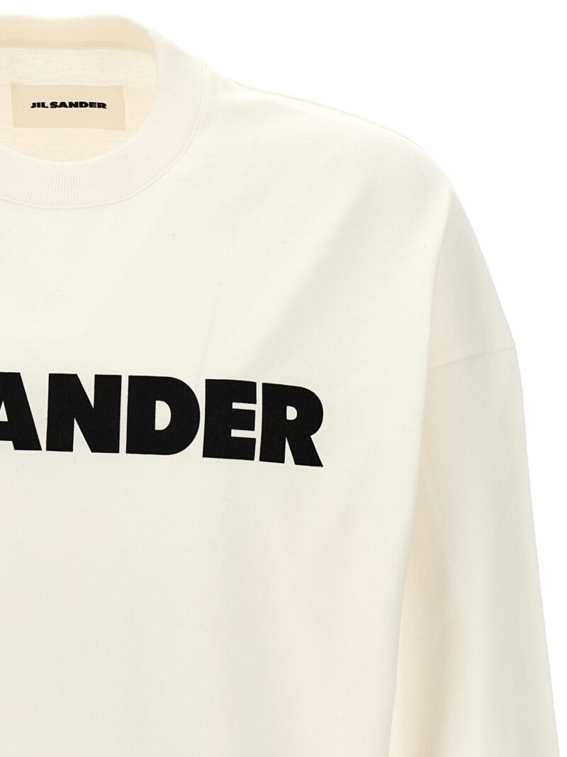 Logo print T-shirt Man JIL SANDER White/Black