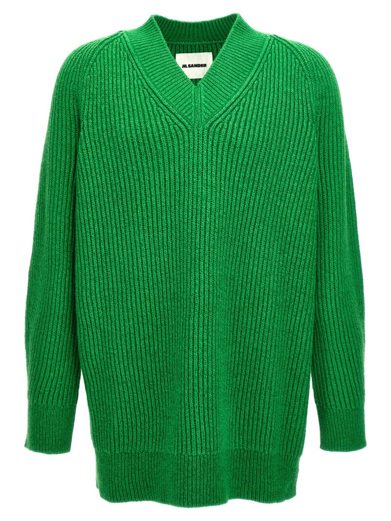Oversized sweater JIL SANDER Green