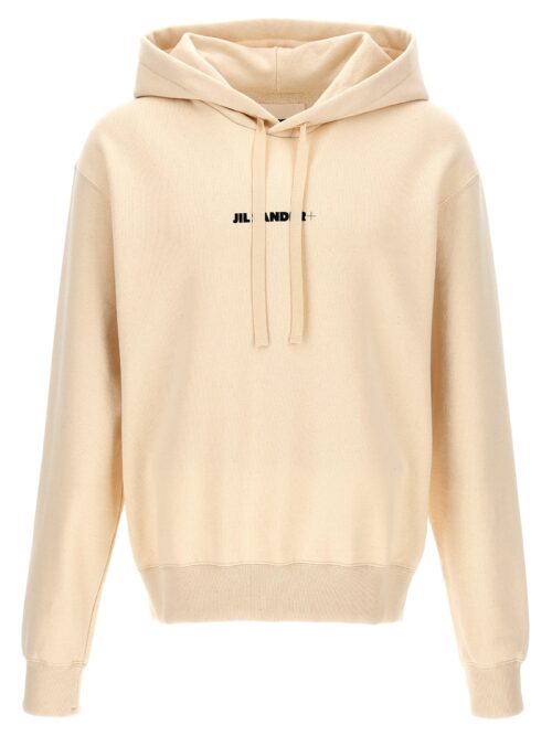 Logo print hoodie JIL SANDER White/Black