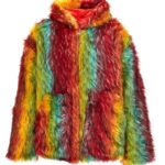Reversible hooded jacket BLUEMARBLE Multicolor