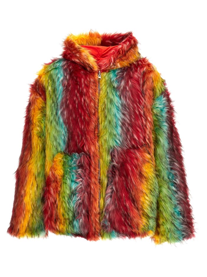 Reversible hooded jacket BLUEMARBLE Multicolor