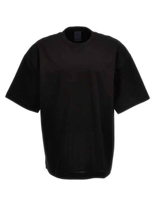 Print and embroidery t-shirt JUUN J Black