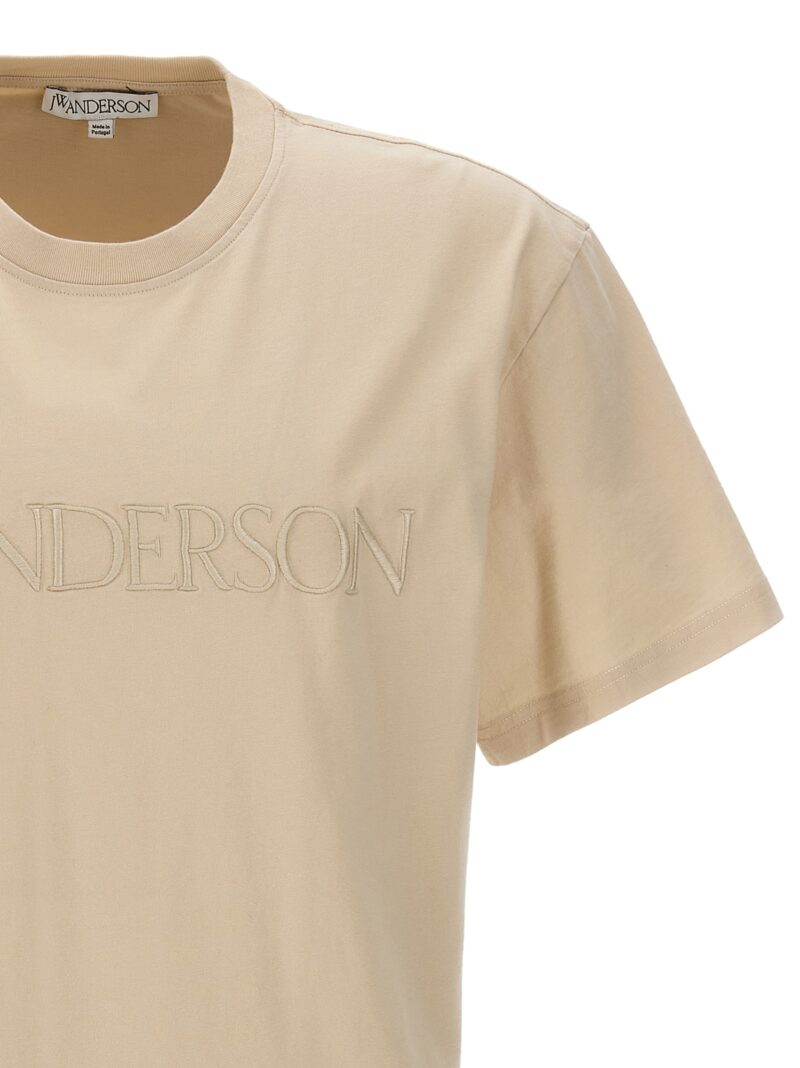 Logo T-shirt Man J.W.ANDERSON Beige