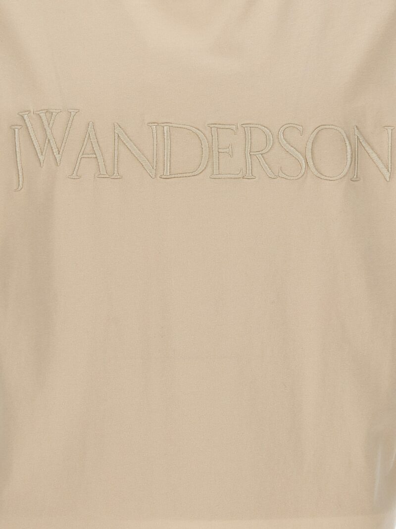 Logo T-shirt 100% cotton J.W.ANDERSON Beige