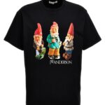 'Gnome trio' T-shirt J.W.ANDERSON Black