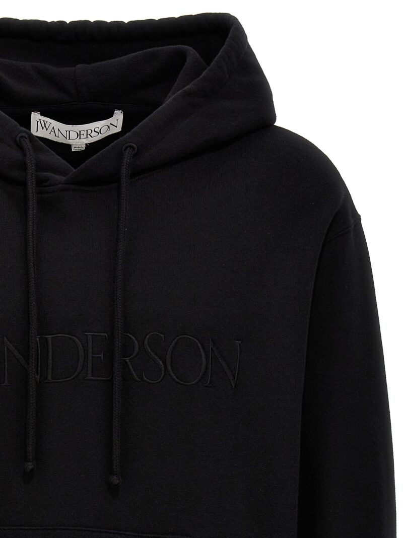 Logo hoodie Man J.W.ANDERSON Black