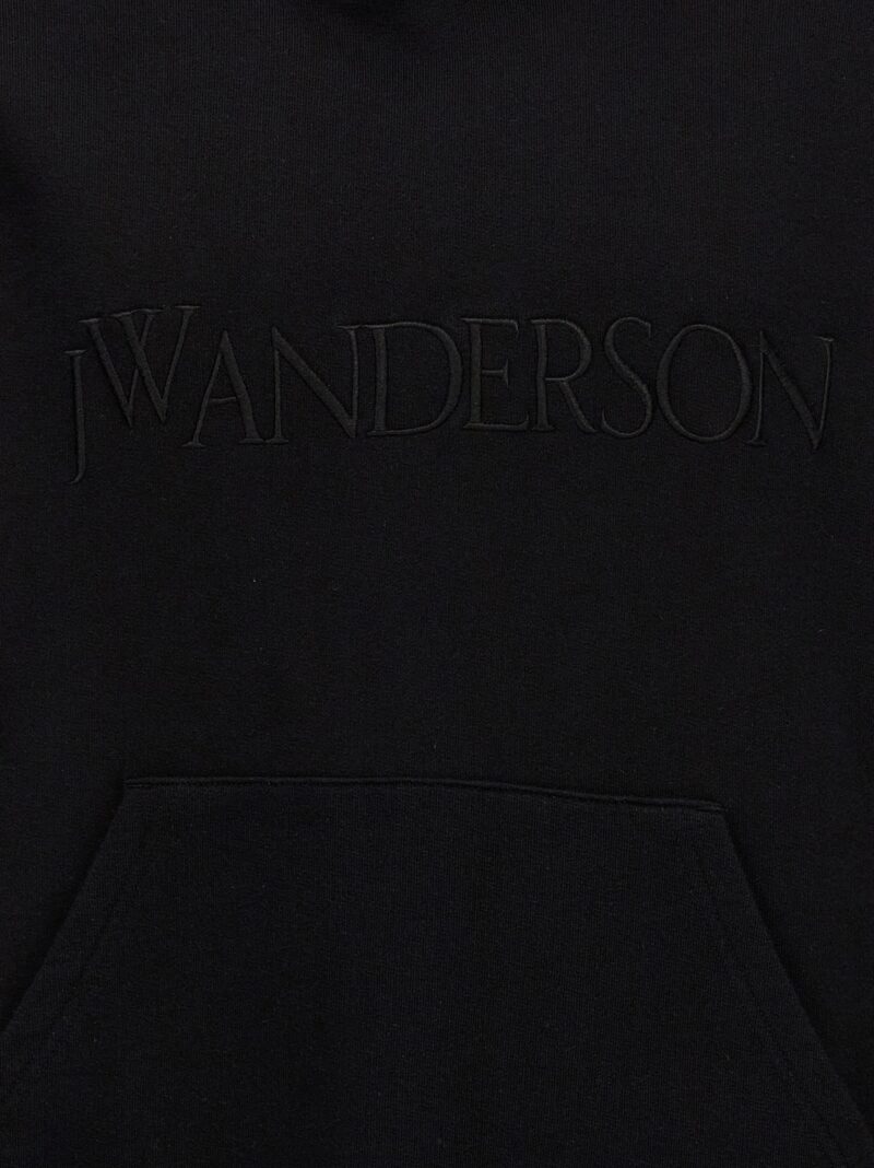 Logo hoodie 100% cotton J.W.ANDERSON Black