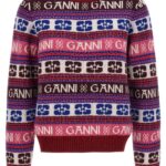 Logo sweater GANNI Multicolor