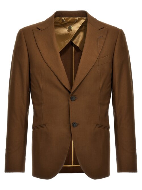 'Keanu' blazer MAURIZIO MIRI Brown